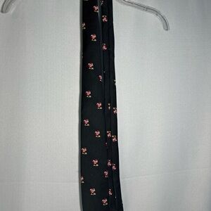 Black Tie with embroidered University of Louisville Cardinals